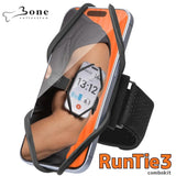 【予約11/12発売】Bone RunTie3 ランタイ ランニング スマホ アームバンド タッチ操作 指紋認証 洗える 清潔軽量 通気性 簡単着脱 調節可 マルチ対応 スマートフォン用 4.7~7.2インチ適用 iPhone ウォーキング マラソン スポーツ 運動  iPhone17 Air 対応 Bonecollection