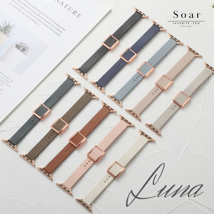 Soar｜ Luna ルナ ｜ ソア アップルウォッチバンド【38mm/40mm/41mm】対応 Luna ルナ GL-AWB001 可愛い –  エアリアダイレクト