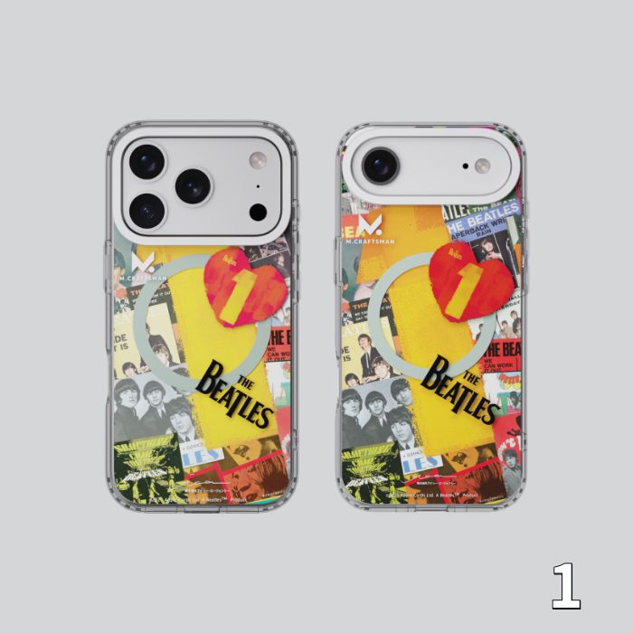 イギリスのハルシオンの小物ケース 絵柄はビートルズです The Beatles 【日本国内公式ライセンス商品】 1 one iPhone Case