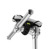 Bonecollection BikeTiePro4 自転車 ロードバイク スマホホルダー モバイルバッテリーホルダー 付き ステム用 縦型 シリコン製 4.7-7.2インチ 顔認証 FaceID TouchID 対応 BK20062