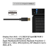 AREA TypeC - HDMI 映像出力アダプター 60Hz対応モデル スマホ PC Mac ノートパソコン 4K フルHD テレワーク ゲーム 会議 Displayport Altnate Mode