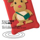 【訳あり/新品】iPhone11 ケース 6.1inch シリコンケース 衝撃吸収 エアバブル スマホリング ケーブルホルダー デカキャラクター Phone Bubble Figure PH19082 Bonecollection