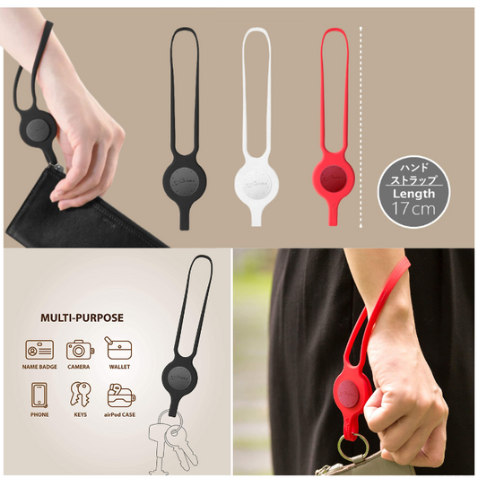 【オプション/簡易パッケージ】Bone Strap Hook オールシリコン ストラップ キーチェーンカメラストラップ 水洗い可能