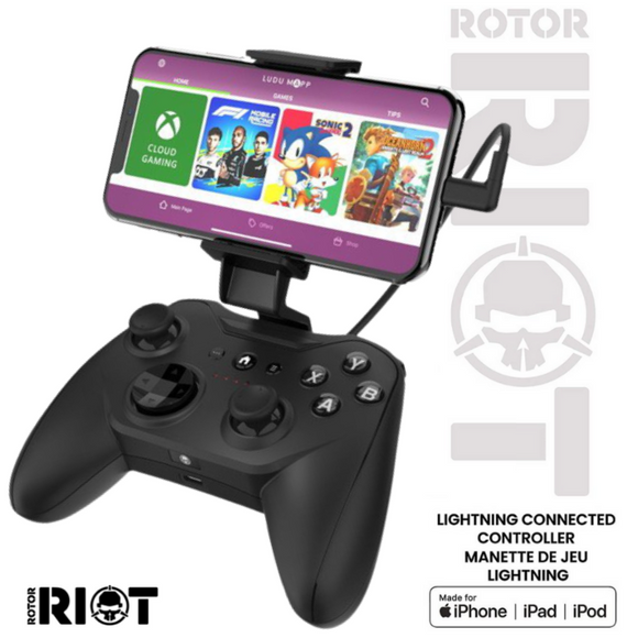 【商品UP】iOS専用 有線コントローラー Rotor RIOT 最新モデルの取扱開始