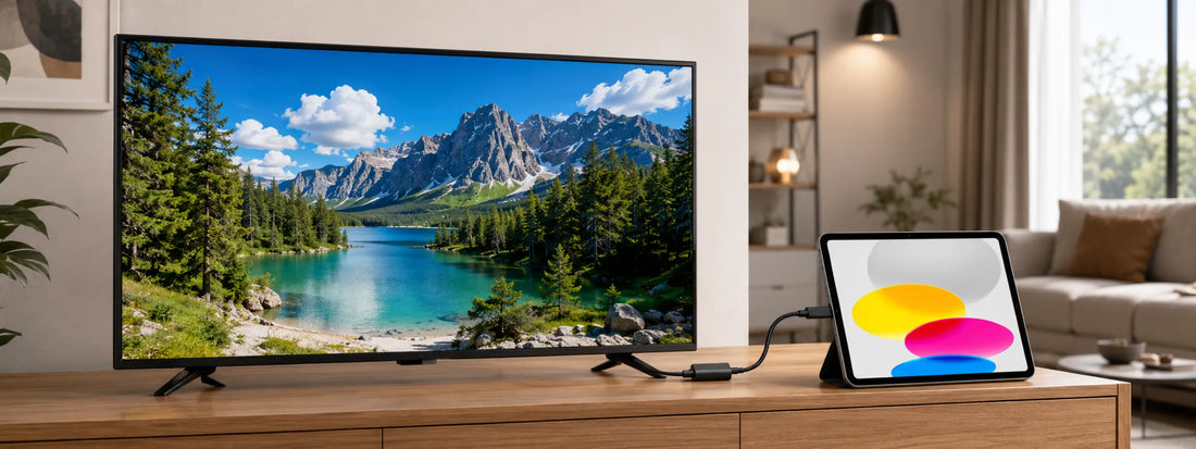 iPadをテレビに映す方法｜USB-C HDMI接続・対応モデル・映らない時の確認ポイント