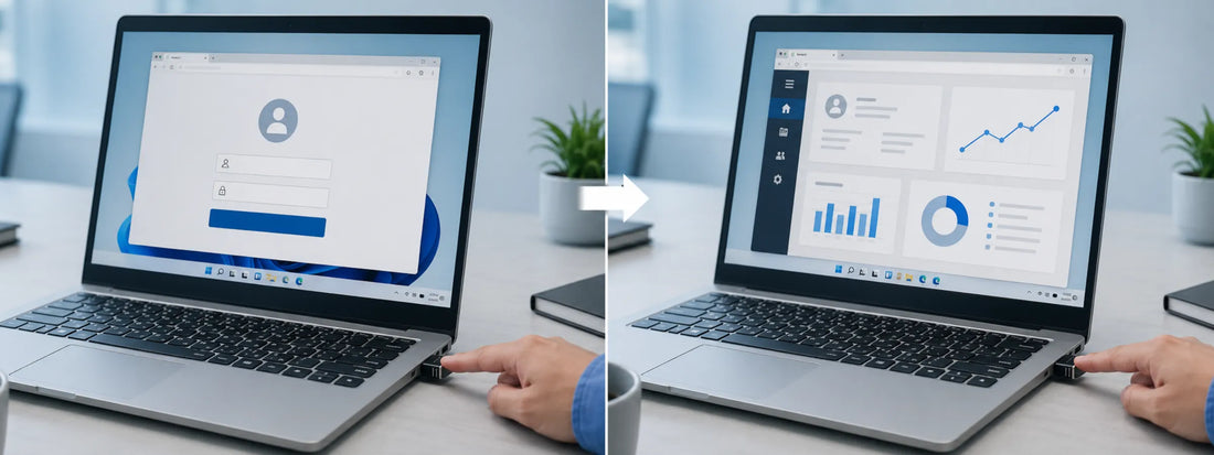 Webサイトのログインも指紋認証で！Windows Hello「パスキー」の仕組みとUSBキーの使い方