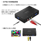 エアリア UP KING3 アップキング３ アップスキャン コンバーター RCA(コンポジット) → VGA出力  SD-VSC3