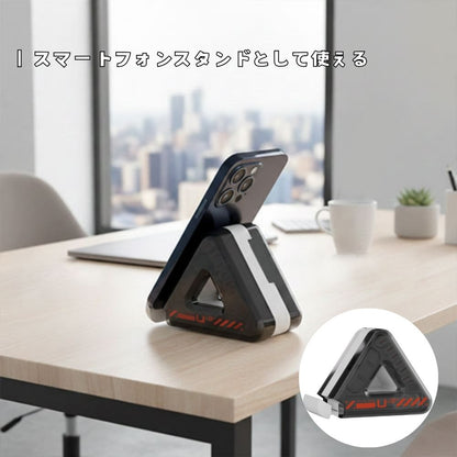 エアリア Trinity CLEAN（トリクリ） 13ツール一体型 デジタルクリーニングキット｜三角スタンド＆ペン立て搭載 多機能お手入れセット