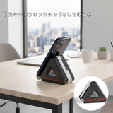 エアリア Trinity CLEAN（トリクリ） 13ツール一体型 デジタルクリーニングキット｜三角スタンド＆ペン立て搭載 多機能お手入れセット