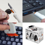 エアリア Trinity CLEAN（トリクリ） 13ツール一体型 デジタルクリーニングキット｜三角スタンド＆ペン立て搭載 多機能お手入れセット