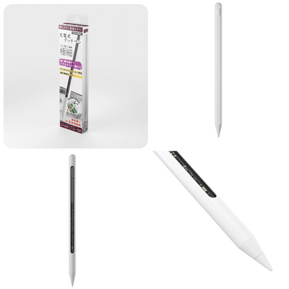【2025発売モデルの対応表更新】エアリア iPad専用 内部回路が透けてみえる！ MS-APTP13 ペン先1.5mm 極細 充電式タッチペン 細い線も楽々で、リアルタイムで書ける。 パームリジェクション対応 アクティブ タッチペン アイパッド あいぱっと 互換品 最大8時間駆動