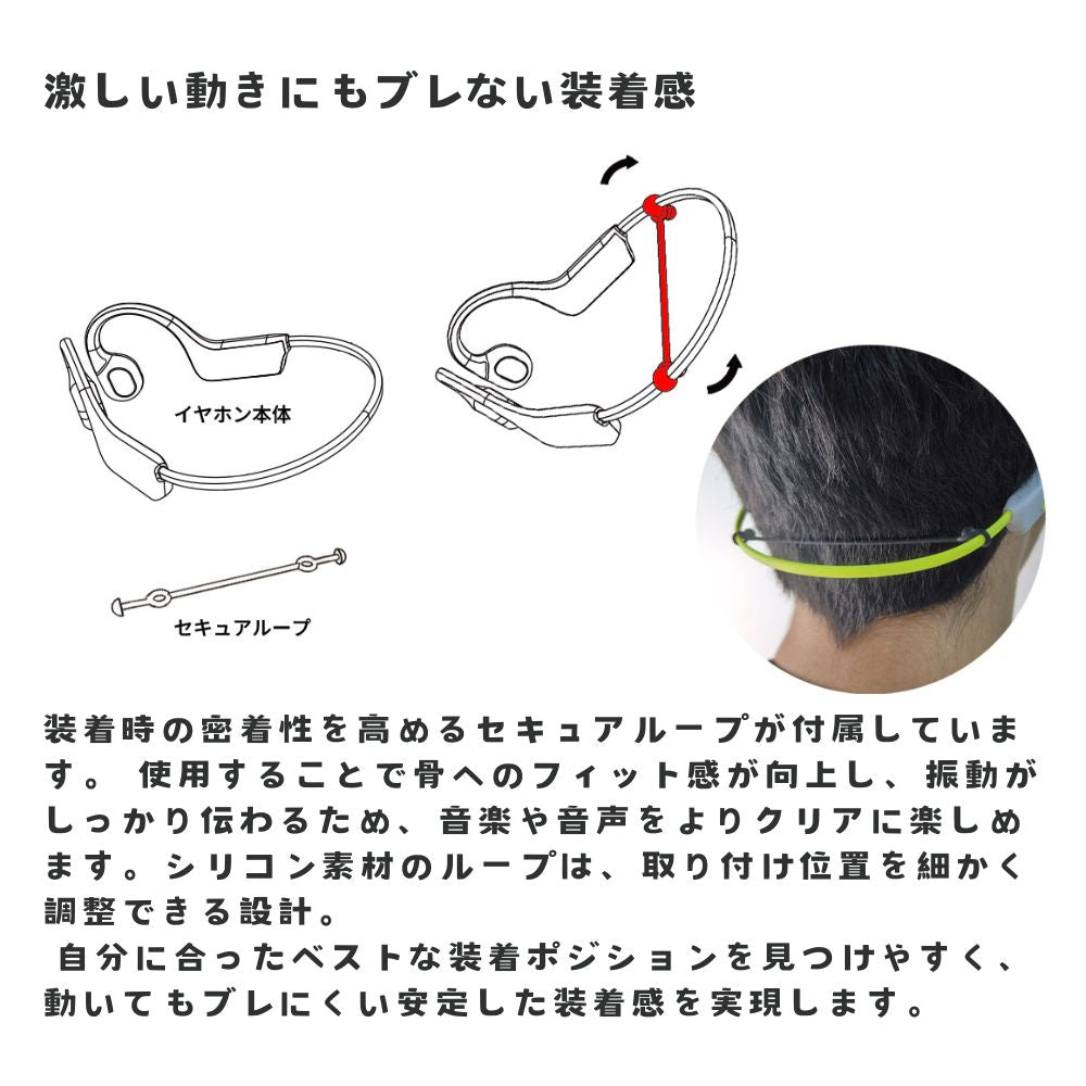 Jabees 7Lite 耳を塞がない 振動で音を伝える 骨伝導式 ヘッドセット