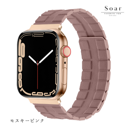 Soar｜Mystic ミスティック｜ソア アップルウォッチバンド【38mm/40mm/41mm】対応 Mystic ミスティック マグネット式装着 GL-AWB006 上品 華奢 すっきり 可愛い かわいい フェミニン ベルト バンド レディース アップル プレゼント apple watch series1.2.3.4.SE.5.6.7.8 38mm 40mm 41mm
