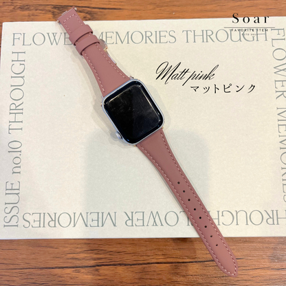 Soar｜Belle ベル｜ソア アップルウォッチバンド【38mm/40mm/41mm】対応 Belle ベル GL-AWB008 レザー調 ゴールドバックル ハイブリッド 高みえ 高級感 可愛い かわいい フェミニン ベルト バンド レディース アップル プレゼント apple watch series1.2.3.4.SE.5.6.7.8 38mm 40mm 41mm