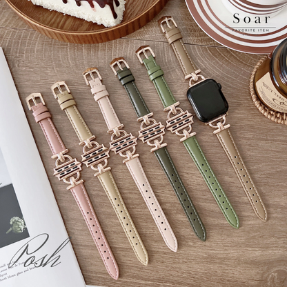 Soar｜Posh パッシュ｜ソア アップルウォッチバンド【38mm/40mm/41mm】対応 Posh パッシュ GL-AWB011 上品 華奢 すっきり 可愛い かわいい フェミニン ベルト バンド レディース アップル プレゼント apple watch series1.2.3.4.SE.5.6.7.8 38mm 40mm 41mm