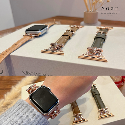 Soar｜Posh パッシュ｜ソア アップルウォッチバンド【38mm/40mm/41mm】対応 Posh パッシュ GL-AWB011 上品 華奢 すっきり 可愛い かわいい フェミニン ベルト バンド レディース アップル プレゼント apple watch series1.2.3.4.SE.5.6.7.8 38mm 40mm 41mm