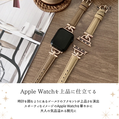 Soar｜Posh パッシュ｜ソア アップルウォッチバンド【38mm/40mm/41mm】対応 Posh パッシュ GL-AWB011 上品 華奢 すっきり 可愛い かわいい フェミニン ベルト バンド レディース アップル プレゼント apple watch series1.2.3.4.SE.5.6.7.8 38mm 40mm 41mm