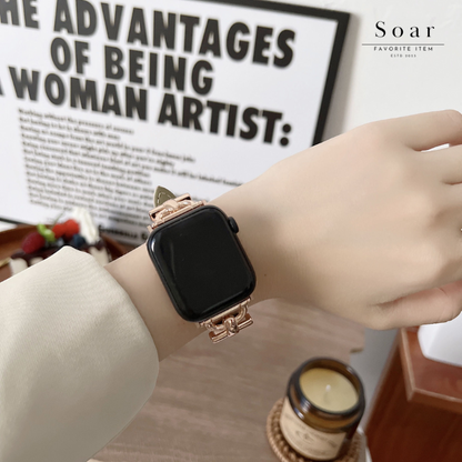 Soar｜Posh パッシュ｜ソア アップルウォッチバンド【38mm/40mm/41mm】対応 Posh パッシュ GL-AWB011 上品 華奢 すっきり 可愛い かわいい フェミニン ベルト バンド レディース アップル プレゼント apple watch series1.2.3.4.SE.5.6.7.8 38mm 40mm 41mm