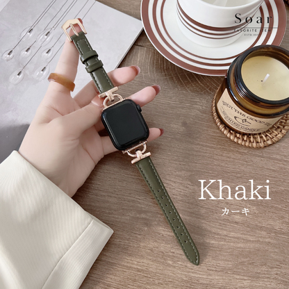 Soar｜Posh パッシュ｜ソア アップルウォッチバンド【38mm/40mm/41mm】対応 Posh パッシュ GL-AWB011 上品 華奢 すっきり 可愛い かわいい フェミニン ベルト バンド レディース アップル プレゼント apple watch series1.2.3.4.SE.5.6.7.8 38mm 40mm 41mm