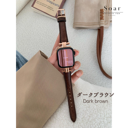 Soar｜キャンドル Candle｜ソア アップルウォッチバンド【38mm/40mm/41mm】対応 キャンドル Candle GL-AWB013 ゴールド アクセサリー 上品 お洒落 おしゃれ 大人 女性 かわいい フェミニン ベルト バンド レディース アップル プレゼント apple watch series1.2.3.4.SE.5.6.7.8 38mm 40mm 41mm