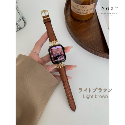 Soar｜キャンドル Candle｜ソア アップルウォッチバンド【38mm/40mm/41mm】対応 キャンドル Candle GL-AWB013 ゴールド アクセサリー 上品 お洒落 おしゃれ 大人 女性 かわいい フェミニン ベルト バンド レディース アップル プレゼント apple watch series1.2.3.4.SE.5.6.7.8 38mm 40mm 41mm