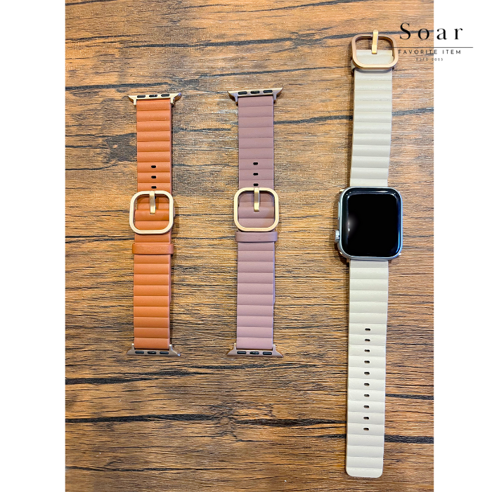 Soar｜Noble ノーブル｜ソア アップルウォッチバンド【38mm/40mm/41mm】対応 Noble ノーブル GL-AWB014 マグネット スモーキー かわいい フェミニン ベルト バンド レディース ブランド プレゼント くすみ 上品 大人っぽい 落ち着いた 品 クラシカル apple watch series1.2.3.4.SE.5.6.7.8