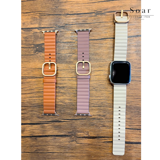 Soar｜Noble ノーブル｜ソア アップルウォッチバンド【38mm/40mm/41mm】対応 Noble ノーブル GL-AWB014 マグネット スモーキー かわいい フェミニン ベルト バンド レディース ブランド プレゼント くすみ 上品 大人っぽい 落ち着いた 品 クラシカル apple watch series1.2.3.4.SE.5.6.7.8