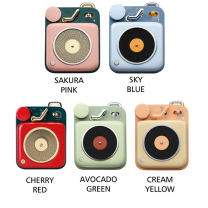 【direct！choice】MUZEN Button コンパクト ワイヤレス スピーカー Bluetooth ポータブル ストラップ付属 アウトドア ソロ 懐かしい レコードプレイヤー 80年代 懐 かわいい プレゼント おしゃれ ミューゼン 国内正規代理店商品