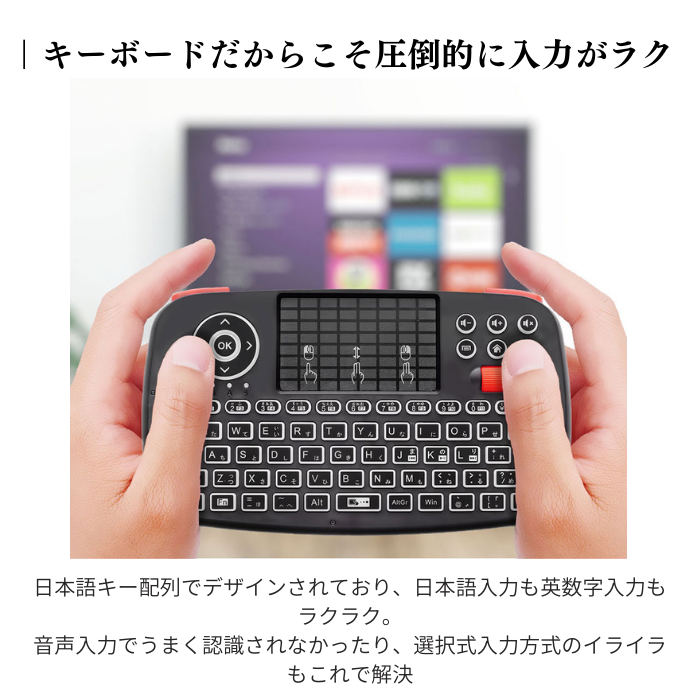 エアリア 【 Twin Wireless Board C 】2つのワイヤレス接続方法、Type-C変換付属のミニマルチメディアキーボード 超小型 ミニワイヤレスキーボード Bluetooth 2.4GHz通信 ダブルワイヤレス PC対応 Android対応 iPhone対応 日本語キー入力対応 SD-KB24GBT(C)
