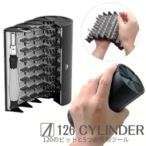 エアリア 126 CYLINDER 円柱収納型精密ドライバーセット 工具セット エアリア 126 CYLINDER 円柱収納型精密ドライバーセット 工具セット