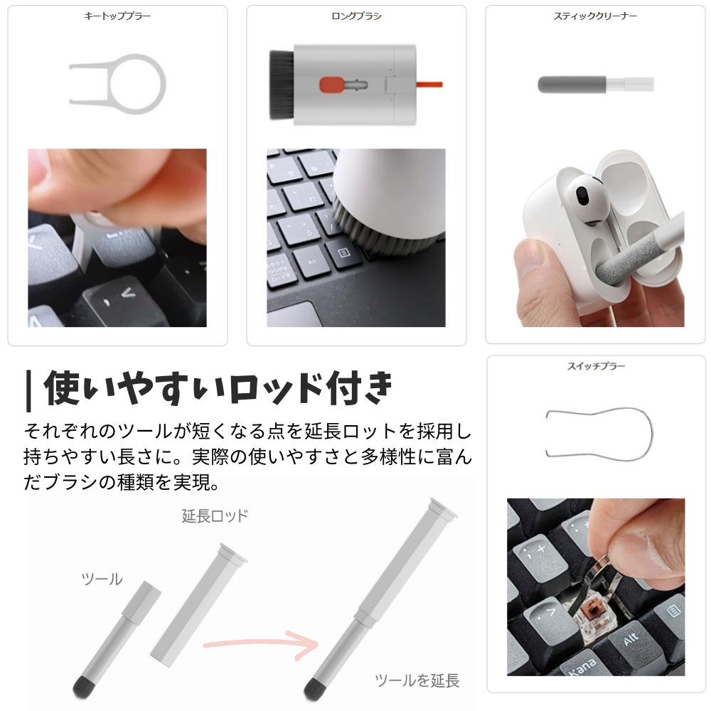 エアリア ゼンクリ ALL Clean クリーニングキット デジモノ掃除