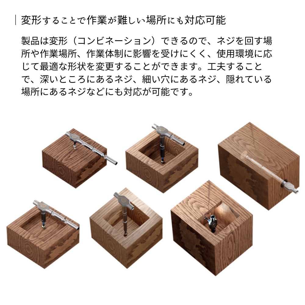 エアリア 40変形COMBINATION RACHET ヨンマル ラチェット ドライバーセット 工具セット 変形 40個のビット付属 内蔵ギアで持ち直し不要、変幻自在の形状変更 コンパクト 修理 改造 カスタマイズ 万能ツール ドライバー　AR-TOOLKIT40