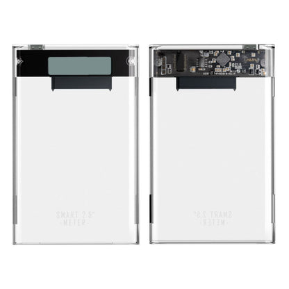 エアリアAREA 2.5インチ SSD/HDD 外付けケース シースルー透明ボディ S.M.A.R.T表示対応 UASP高速転送 工具不要 SD-U25DP1-B