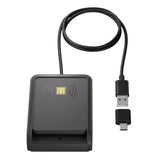 （予約2026年1月下旬発売予定）エアリア マイナンバーカード対応 タッチ式 挿入式 両対応 ICカードリーダー USB Type-C接続対応 SD-MYC03-B インストール不要 そのまま使える マイナンバーカードリーダー マイナポイント 申請 確定申告 e-Tax e-LTAX ふるさと納税 電子申告 パソコン Windows Mac