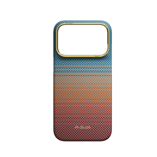 【direct！choice】 PITAKA ピタカ iPhone18 Pro 17Pro Edge Case Sunset2.0 California Dream エッジケース Magsafe対応 サンセット アラミド繊維ケース KI1806P