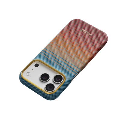 【direct！choice】 PITAKA ピタカ iPhone18 Pro 17Pro Edge Case Sunset2.0 California Dream エッジケース Magsafe対応 サンセット アラミド繊維ケース KI1806P