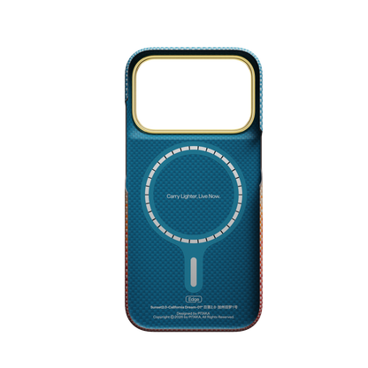 【direct！choice】 PITAKA ピタカ iPhone18 Pro 17Pro Edge Case Sunset2.0 California Dream エッジケース Magsafe対応 サンセット アラミド繊維ケース KI1806P
