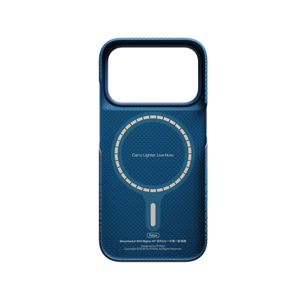 【direct！choice】 PITAKA ピタカ iPhone18 Pro 17Pro Edge Case Moonrise2.0 1001 Nights-Midnight エッジケース Magsafe対応 ムーンライト アラミド繊維ケース KI1803P