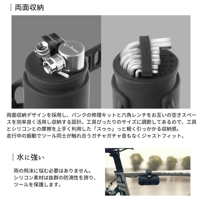 Bone BikeToolKit 超コンパクト自転車ツールキット アーレンキー パンク修理 バイクツールキット Bike Tool Kit