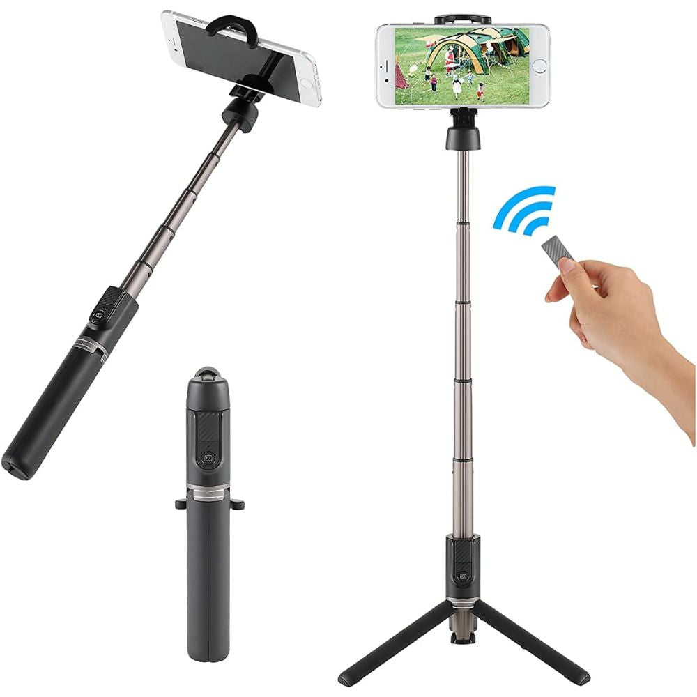 【direct！choice】コールマン セルフィー ショートサイズ ベルボン 自撮り棒 セルカ棒 三脚 スマホスタンド Bluetooth ワイヤレスリモコン付 セルフィー スタンド 卓上スタンド スマホ iPhone 自撮り 運動会 Coleman Velbon Selfie Stand ゴルフ スイングチェック フォームチェック スポーツ 入学式 卒業式