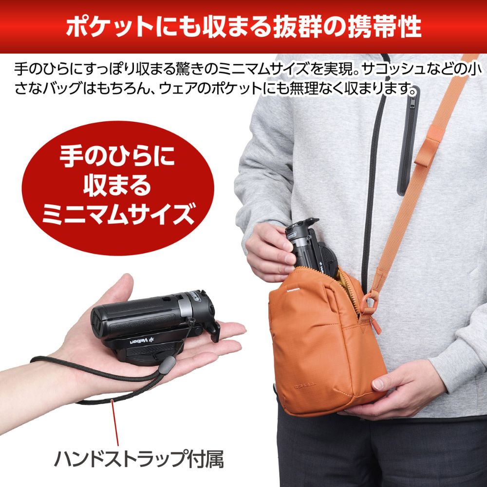 【direct！choice】Coleman コールマン 自撮り棒 セルフィースタンド スマホスタンド MagSafe対応 4脚 着脱式リモコン 卓上 撮影グリップ 軽量150g コンパクト11.5cm 1台3役 3way mini四脚 リモコン bluetooth 小型 軽量 伸縮 iPhone Android YBCVS3WM4BK