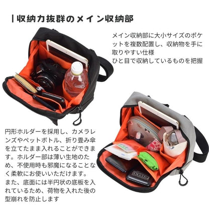 【direct！choice】コールマン Coleman スクエアショルダー おしゃれ かわいい かっこいい しっかり アウトドア プレゼント カメラ ライセンス品 縦 横 ショルダーストラップ サコッシュキッズ 手ぶら チャック ポケット 軽い 散歩 カジュアル 夏 冬