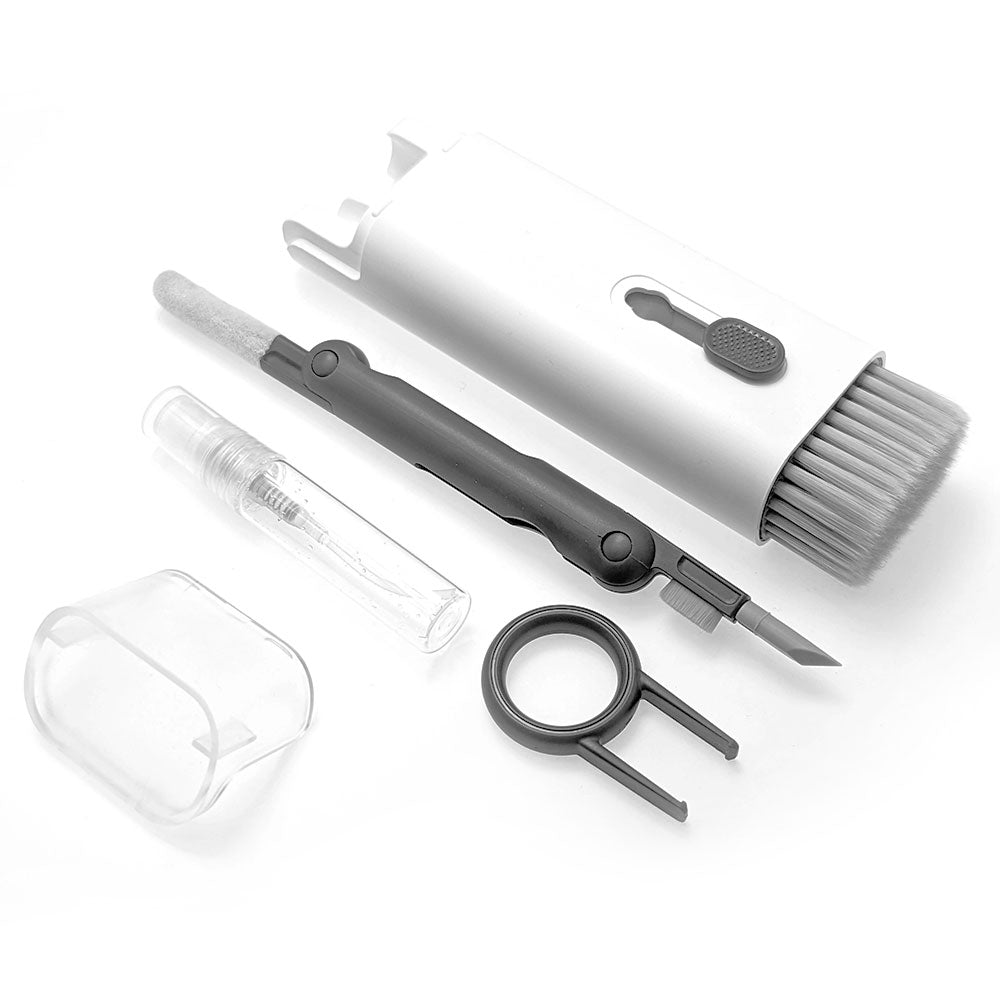 エアリア 7wayクリーニングキット  ナナクリ 7in1 デジモノ掃除に便利な７つ道具を１つに クリーニングクロス 付属