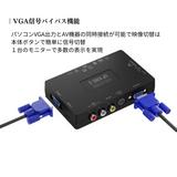 エアリア UP KING3 アップキング３ アップスキャン コンバーター RCA(コンポジット) → VGA出力  SD-VSC3