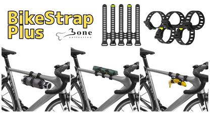Bone 自転車用バンド型マルチホルダー BikeStrapPlus バイクストラッププラス オールシリコン 水洗いOK ドリンクホルダー ロードバイク ポタリング サイクリング