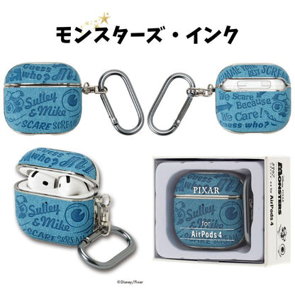 【direct！choice】アンダー AirPods4 ケース カバー AP4 ハード ディズニー キャラ カラビナ付 レザー調 Disney ミッキーマウス ドナルドダック エイリアン モンスターズ・インク トイストーリー くまのプーさん ワイヤレス充電 しっかり 保護 耐衝撃 韓国風 エアポッズ