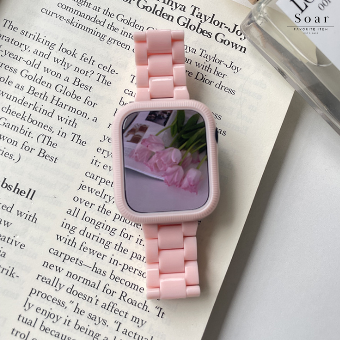 Soar｜ candy キャンディ｜Soar ソア アップルウォッチバンド【40mm/41mm】対応 candy キャンディ GL-AWB002 サイズ調整用コマ調整キット付属 可愛い かわいい POP カラフルフェミニン 腕時計 時計 ベルト バンド レディース スマートウォッチ プレゼント apple watch series1.2.3.4.SE.5.6.7.8