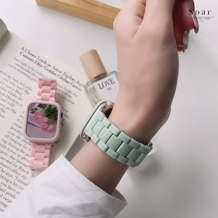 Soar｜ candy キャンディ｜Soar ソア アップルウォッチバンド【40mm/41mm】対応 candy キャンディ GL-AWB002 サイズ調整用コマ調整キット付属 可愛い かわいい POP カラフルフェミニン 腕時計 時計 ベルト バンド レディース スマートウォッチ プレゼント apple watch series1.2.3.4.SE.5.6.7.8