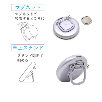 【GIF動画対応】推しデジバッジ デジタル缶バッジ 1.8インチ IPS液晶 ワイヤレス転送 Bluetooth 推し活 痛バッグ タッチ切替 マグネット スタンド搭載