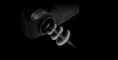 エアリア  LEDプロジェクター 第３世代 PJHD03B ワイヤレス接続 LED プロジェクター 三脚付属 小型 最大150インチ相当 大画面 フルHD 内蔵スピーカー 2500ルーメン 明るい スマホ ゲーム機器 パソコン DVDプレーヤー接続可 LED PROJECTOR3